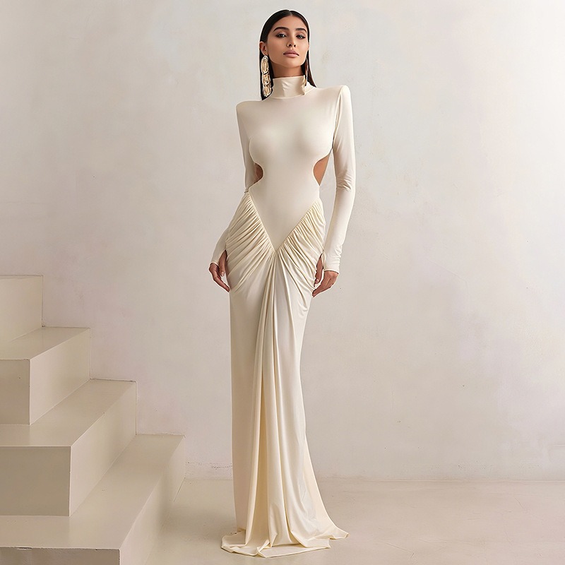 Maxi Dress Halter - فستان نسائي طويل بدون ظهر برقبة
