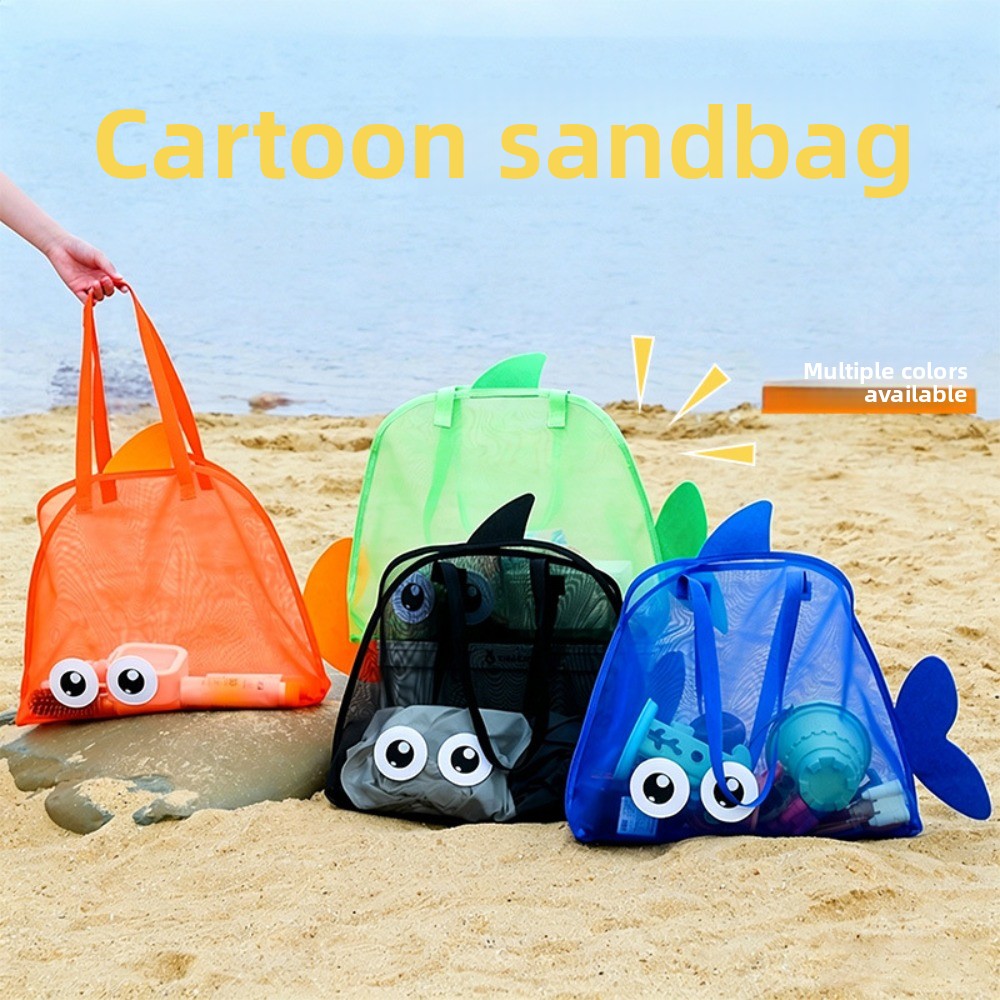 Tote Bag Beach - حقائب شاطئ شبكية للأطفال بتصميم كرتوني