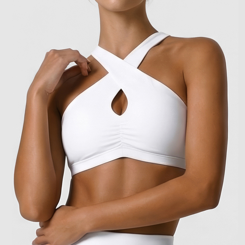 Crop Top Crochet - ملابس داخلية رياضية ناعمة للنساء بلون
