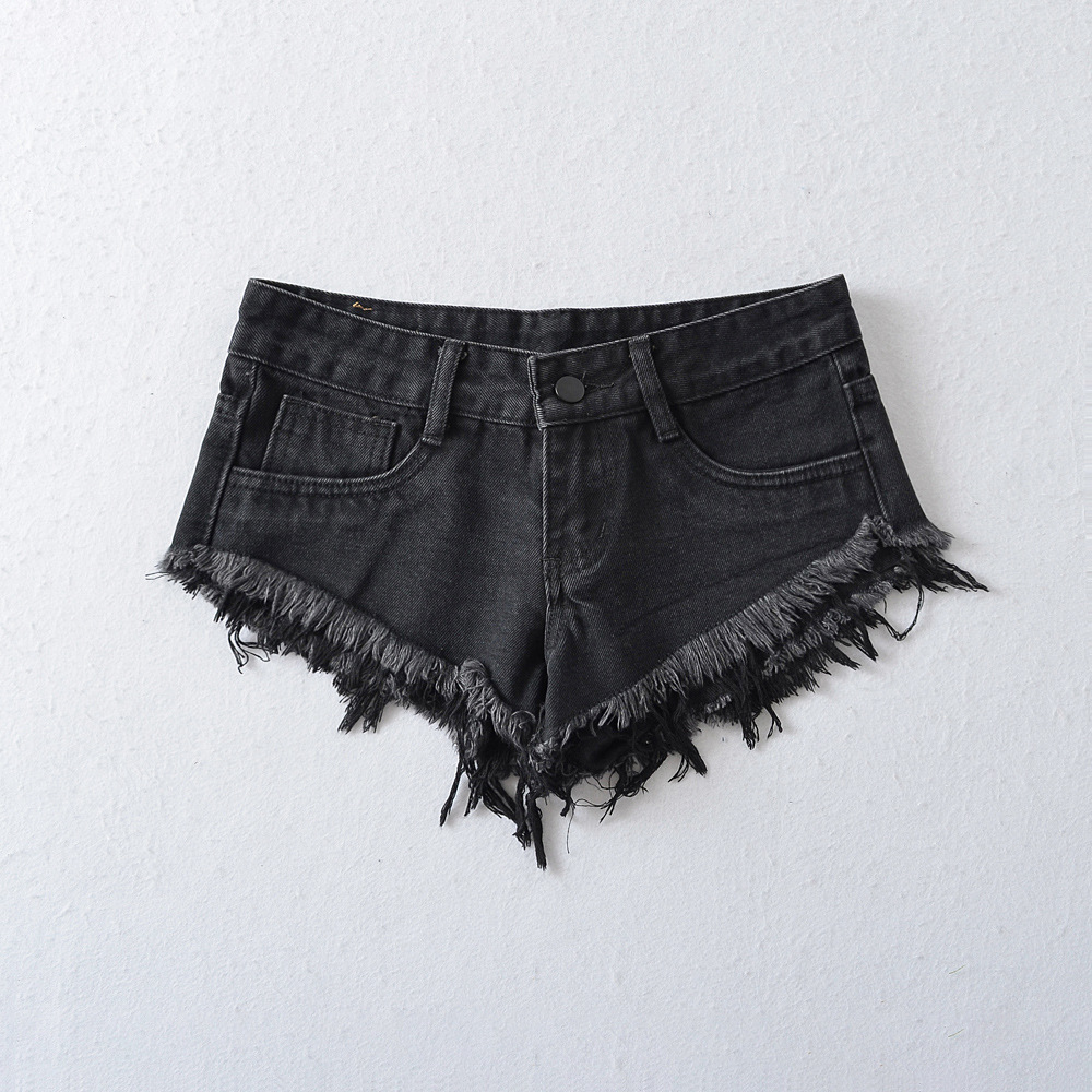 Shorts Denim Frayed - شورتات جينز قصيرة مثيرة على طراز
