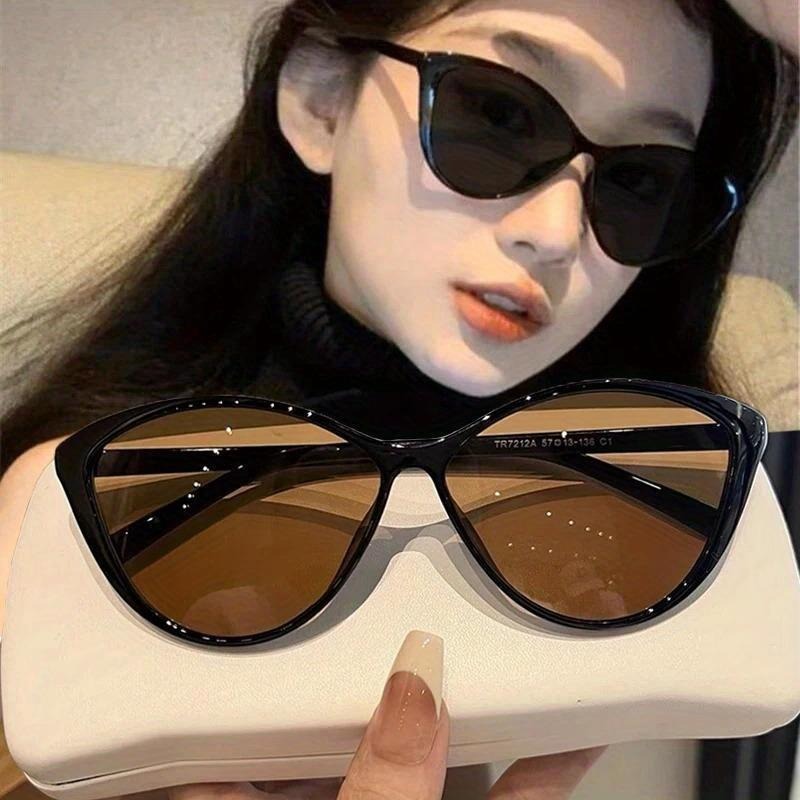 Sunglasses Cat Eye - نظارة شمسية نسائية عصرية بتصميم عين