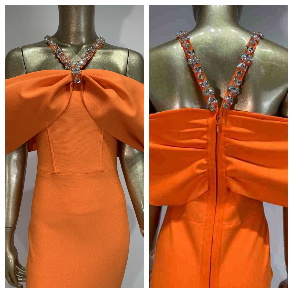فستان ماكسي نسائي جديد بتصميم  - مراجعة Maxi Dress Halter وسعره