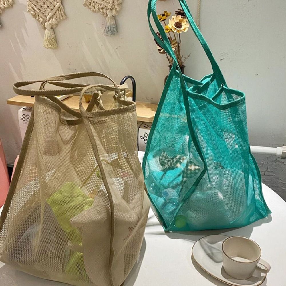 حقيبة شاطئ شبكية خفيفة الوزن،  - مراجعة Tote Bag Beach وسعره