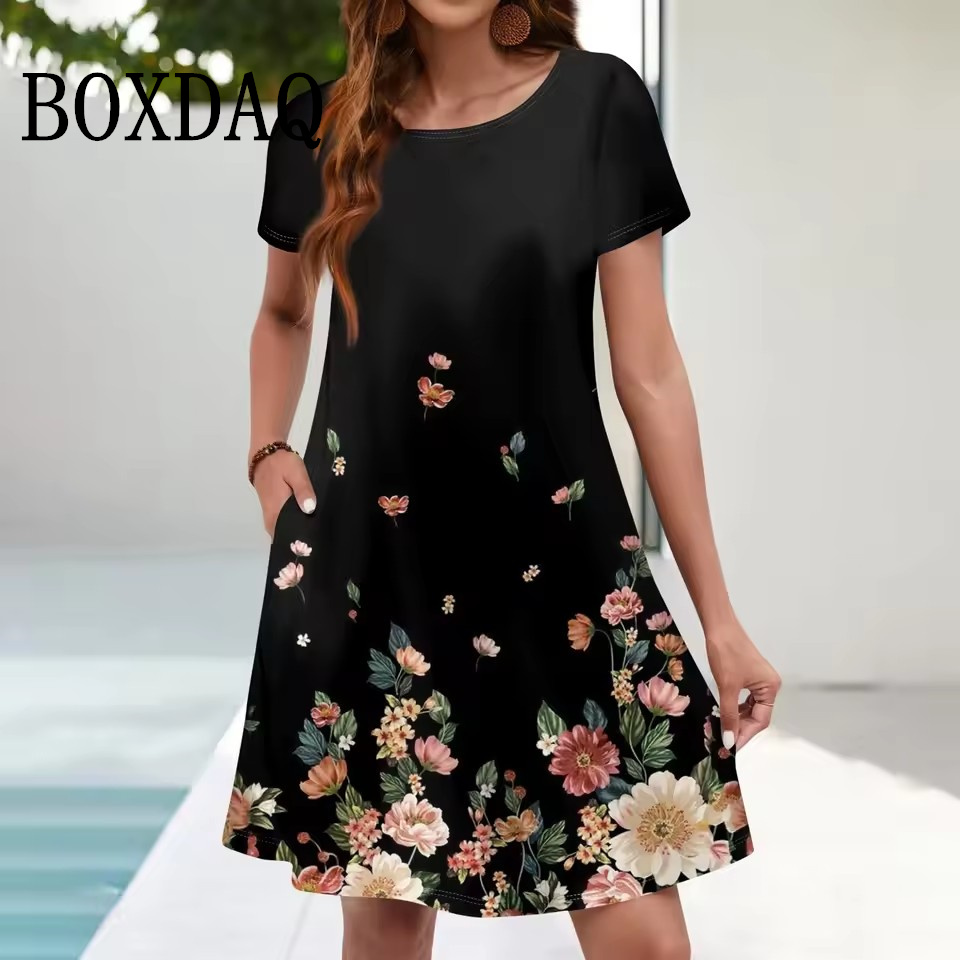 فستان صيفي نسائي غير رسمي بجيو - مراجعة Romper Floral Print وسعره