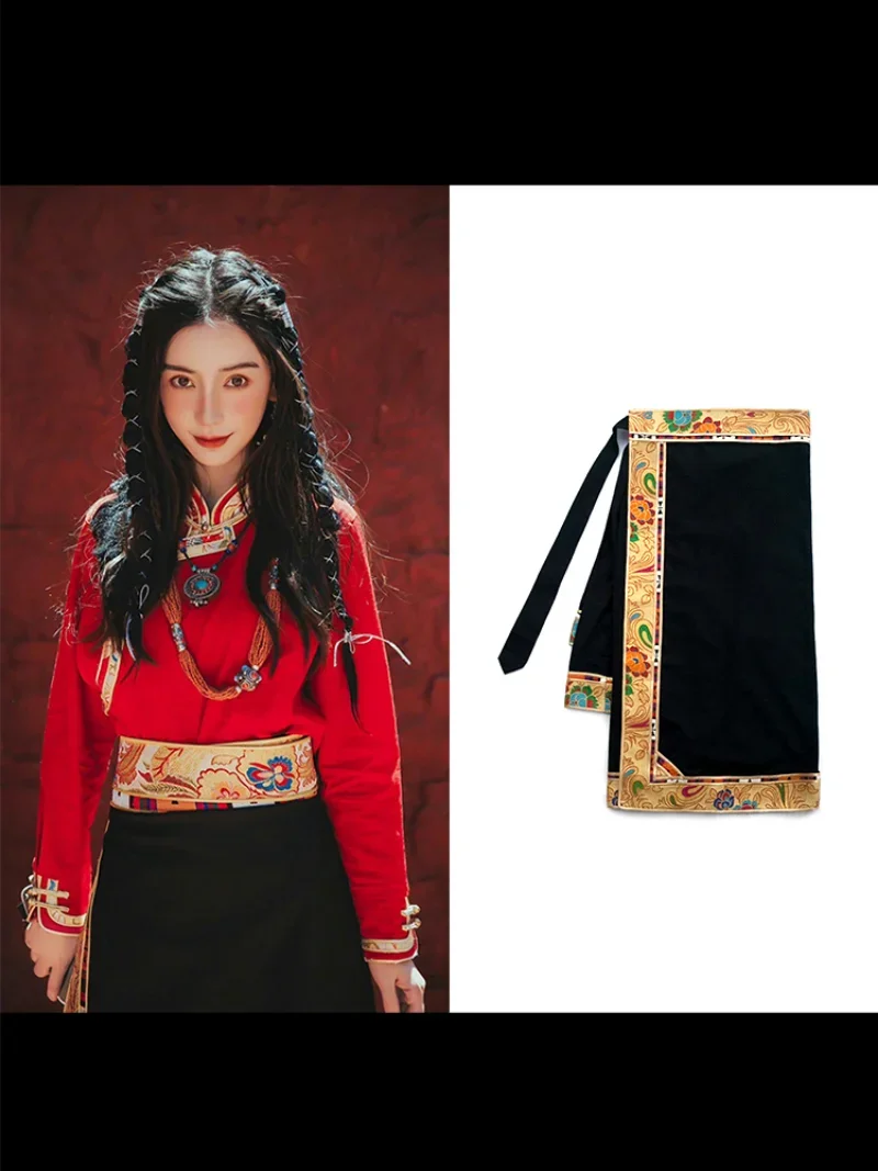 فستان التبت التقليدي، تنورة مل - مراجعة Linen Dress Wrap وسعره