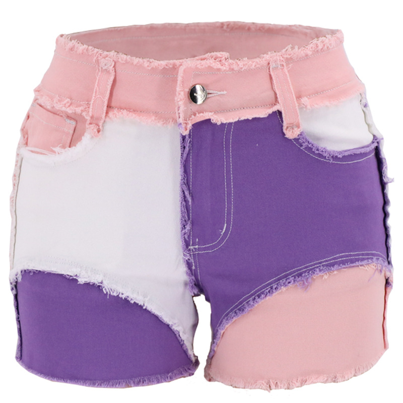 شورت جينز نسائي عصري بخصر متوس - مراجعة Shorts Denim Frayed وسعره