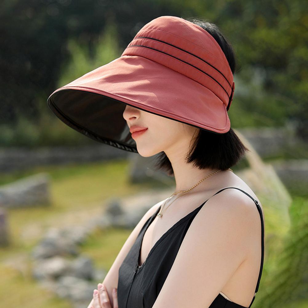 قبعة شمسية نسائية بفتحة لتسريح - مراجعة Hat Floppy Wide وسعره