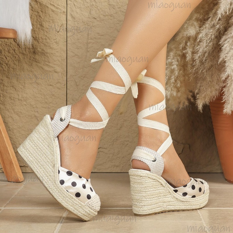 صنادل نسائية جديدة لربيع وصيف  - مراجعة Wedge Espadrille Women وسعره