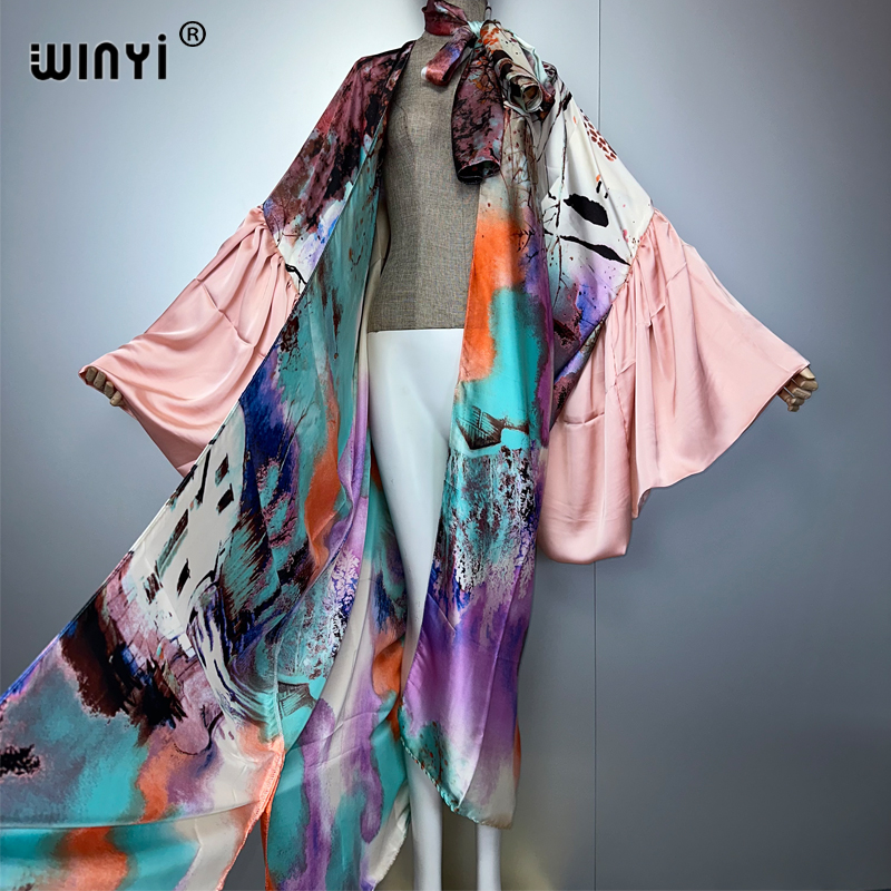 WINYI الصيف كيمونو فستان الحفل - مراجعة Cover Up Kaftan وسعره