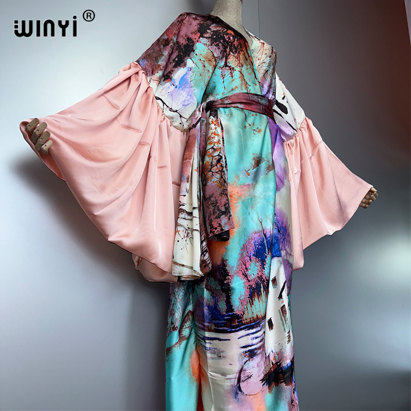 WINYI الصيف كيمونو فستان الحفل - مراجعة Cover Up Kaftan وسعره