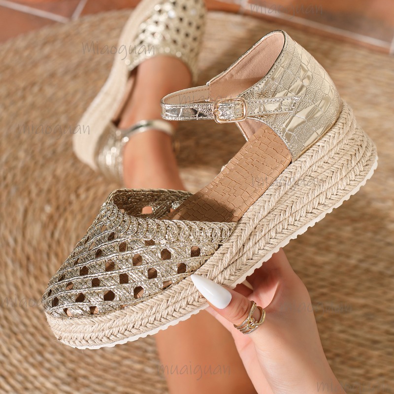 صنادل نسائية بوهو بكعب ويدج من - مراجعة Wedge Espadrille Women وسعره