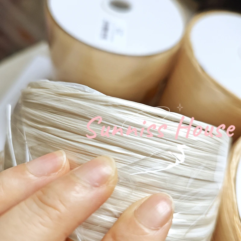 600 متر ماتي الرافية الغزل ، 3 - مراجعة Crochet Bag Raffia وسعره