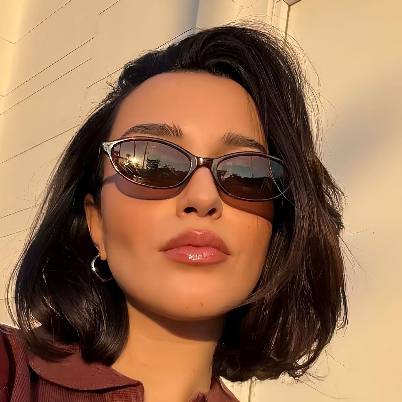 نظارات شمسية صغيرة عتيقة الطرا - مراجعة Sunglasses Cat Eye وسعره