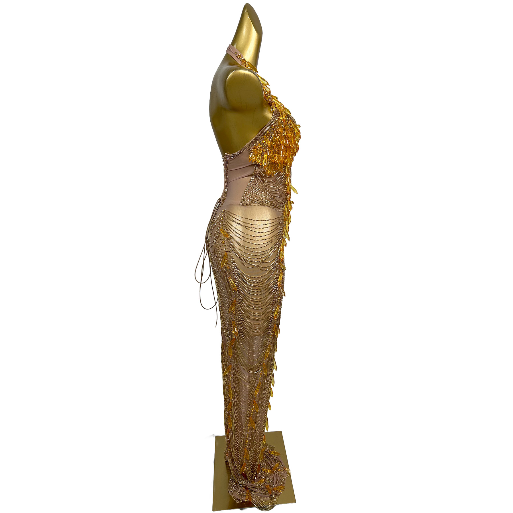 فستان سهرة نسائي فاخر من أيلسي - مراجعة Maxi Dress Halter وسعره