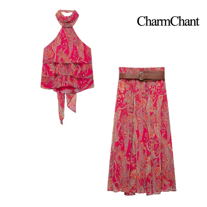 طقم نسائي من CHARMCHANT مكون م - مراجعة Romper Floral Print وسعره