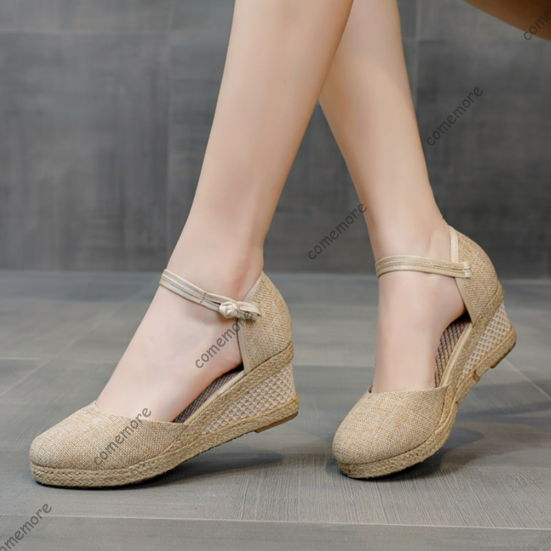 Comemore الصنادل أحذية عالية ا - مراجعة Wedge Espadrille Women وسعره