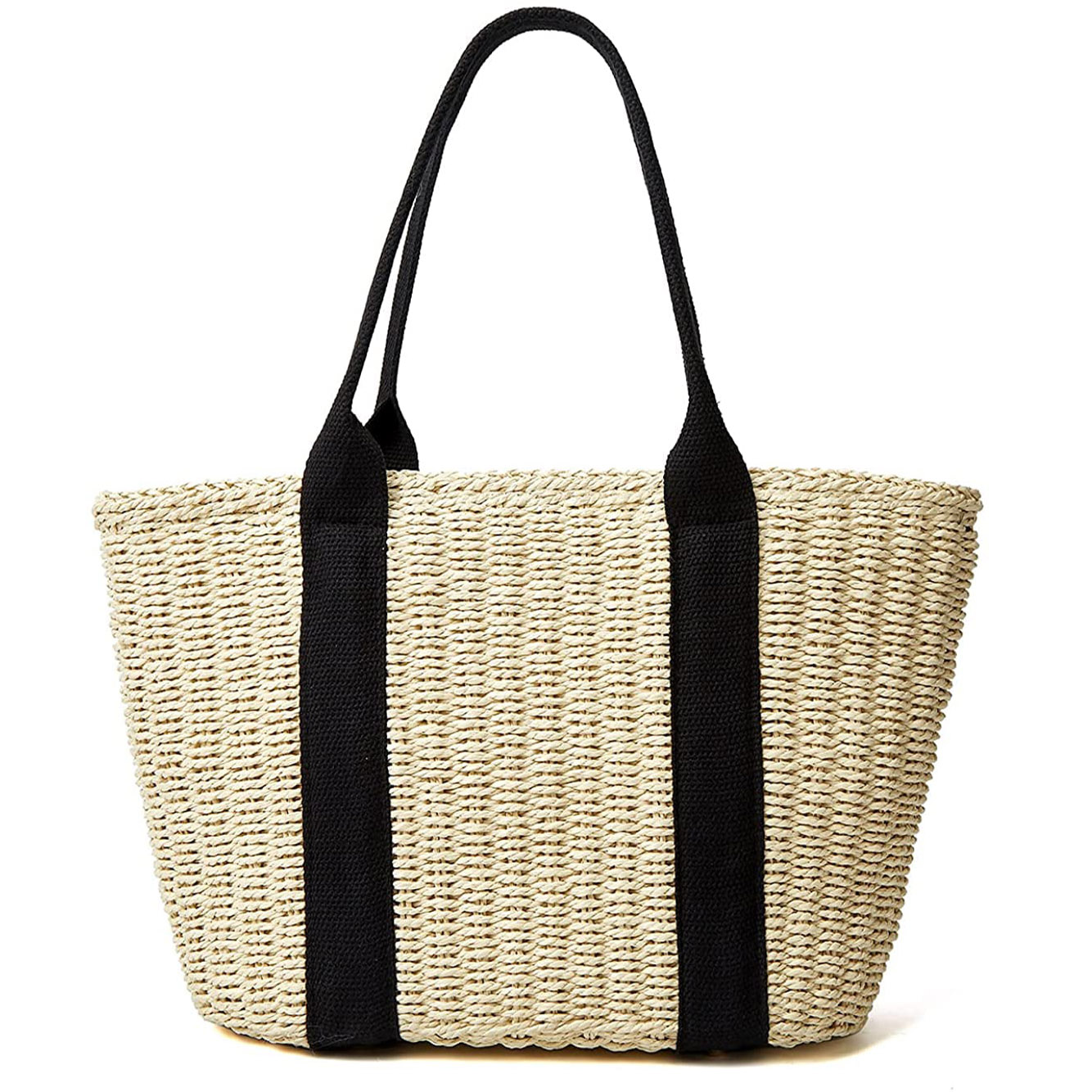 حقيبة عصرية للتسوق للنساء من ا - مراجعة Crochet Bag Raffia وسعره