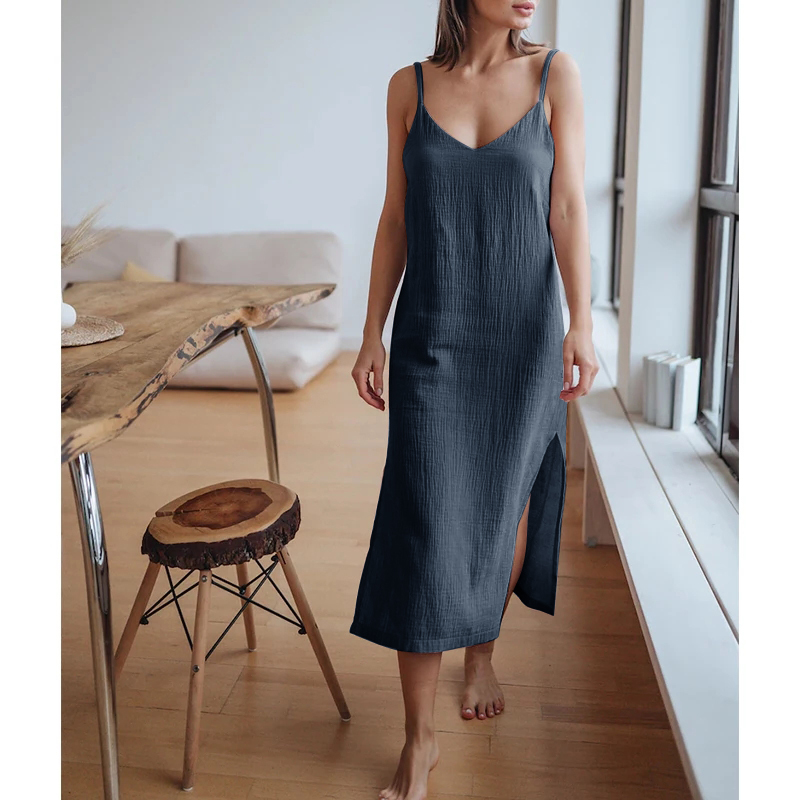 فستان نسائي من الشاش القطني 10 - مراجعة Linen Dress Wrap وسعره