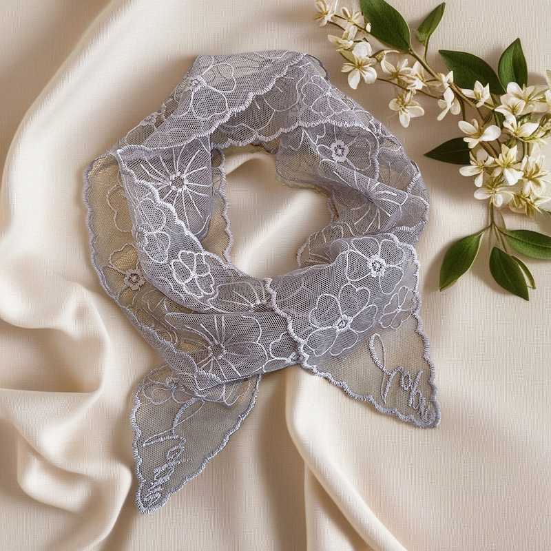 الدانتيل الفرنسي وشاح حريري ال - مراجعة Headband Summer Knit وسعره