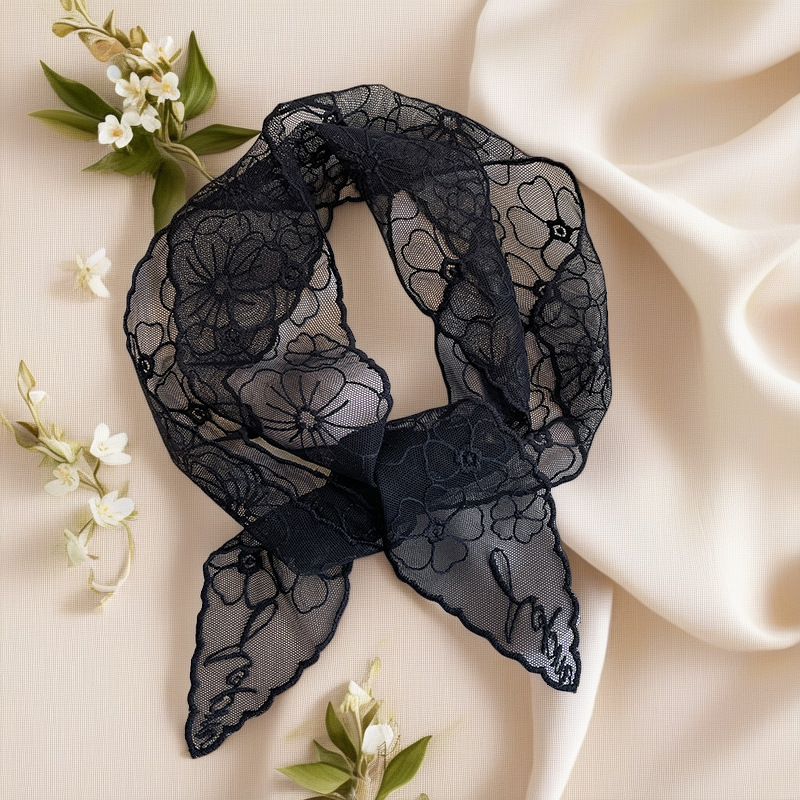 الدانتيل الفرنسي وشاح حريري ال - مراجعة Headband Summer Knit وسعره