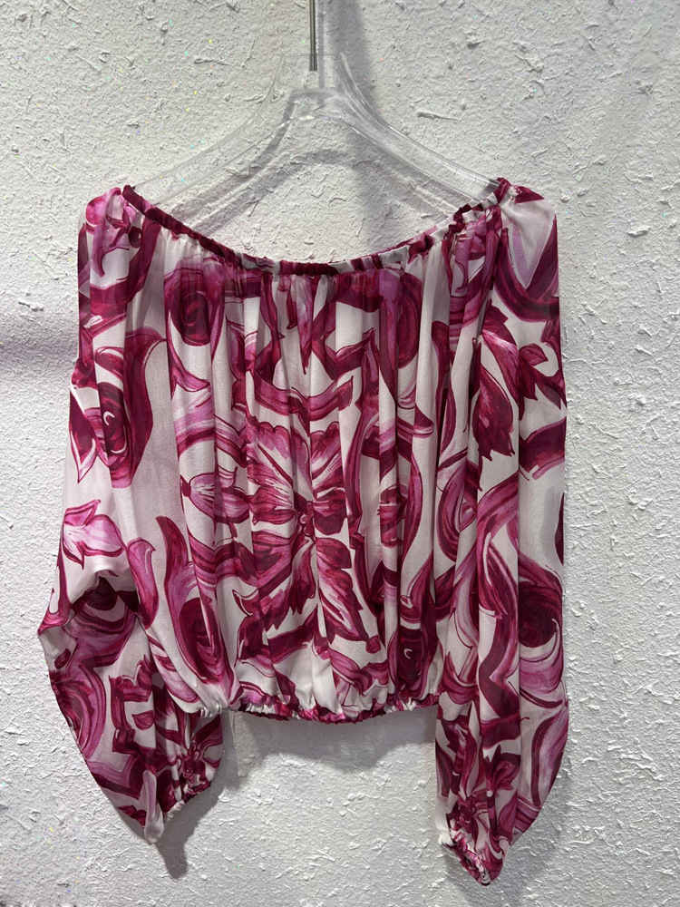 بلوزة حريرية فاخرة متواضعة موض - مراجعة Blouse Off Shoulder وسعره
