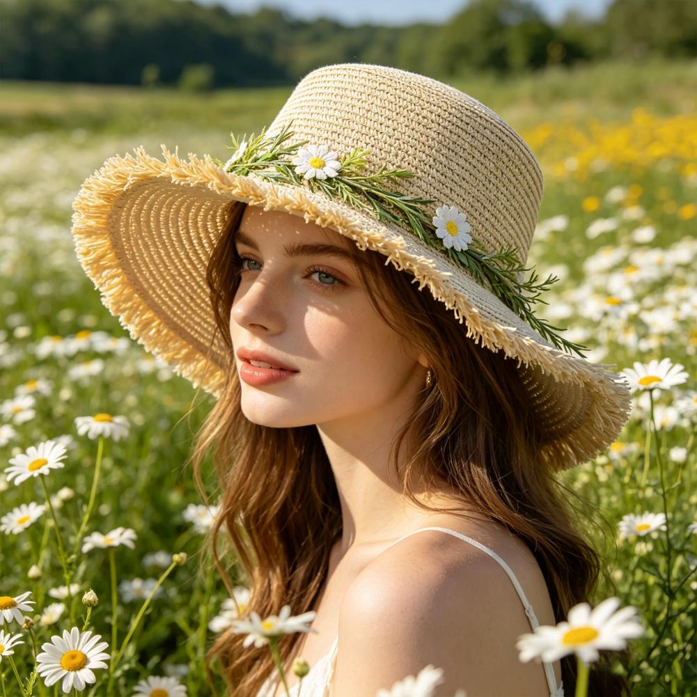 قبعة شمسية واسعة الحواف من الق - مراجعة Hat Floppy Wide وسعره