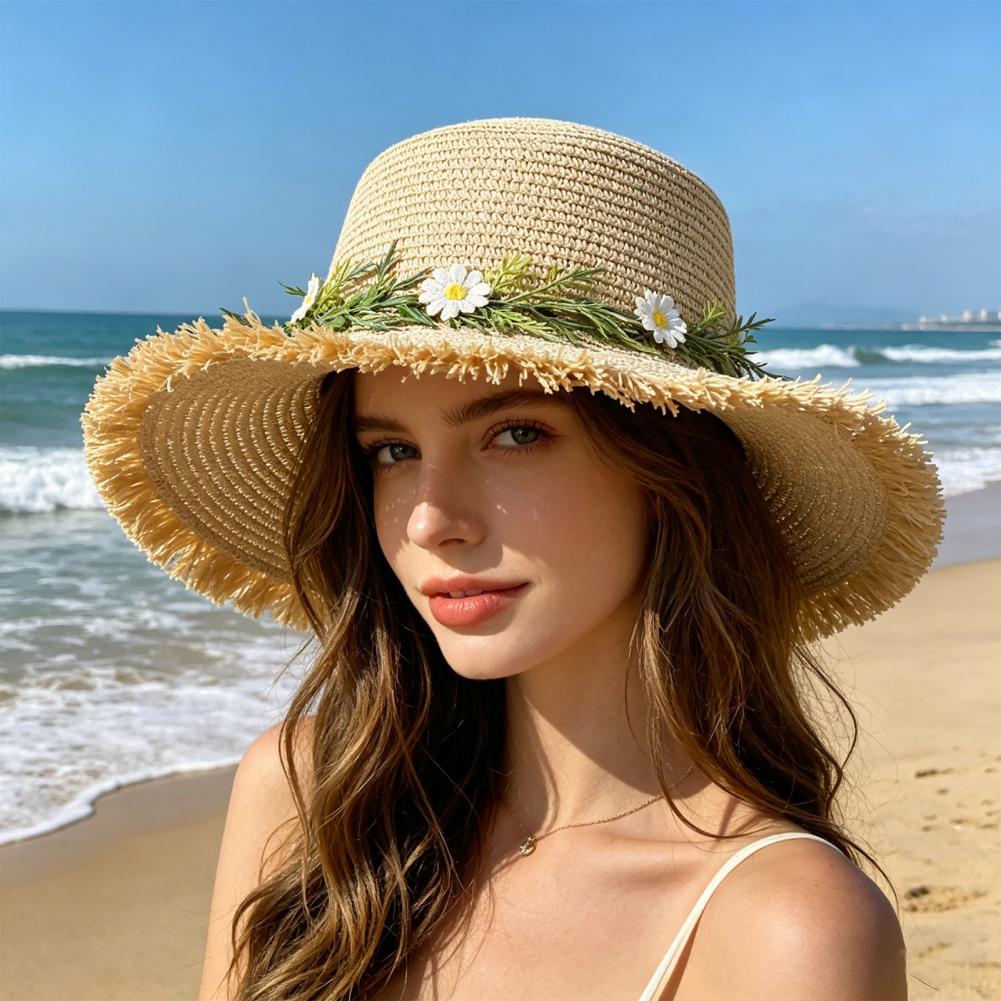 قبعة شمسية واسعة الحواف من الق - مراجعة Hat Floppy Wide وسعره
