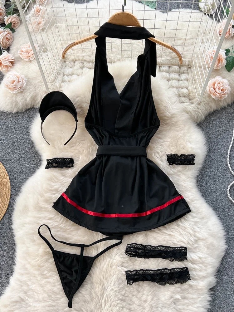 فستان لانجري نسائي مثير بتصميم - مراجعة Maxi Dress Halter وسعره