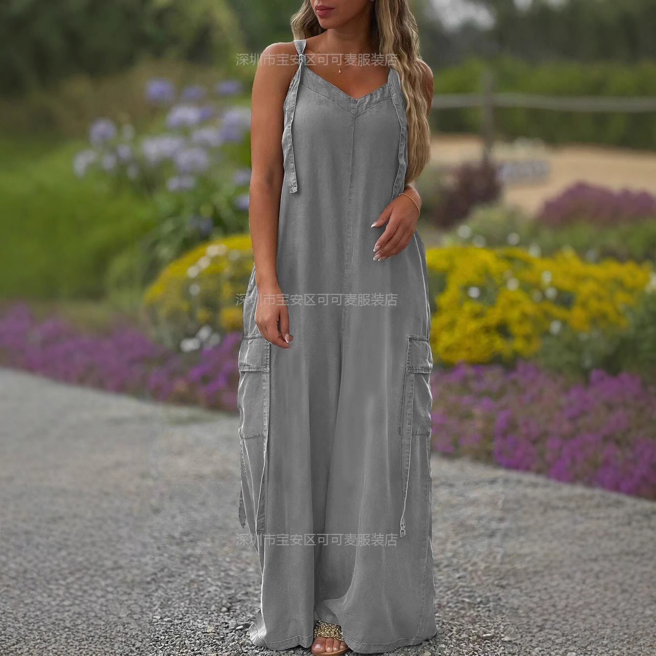 بذلة صيفية فضفاضة كاجوال من ال - مراجعة Jumpsuit Linen Relaxed وسعره