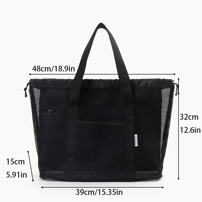 حقيبة شاطئية كبيرة السعة مع نظ - مراجعة Tote Bag Beach وسعره