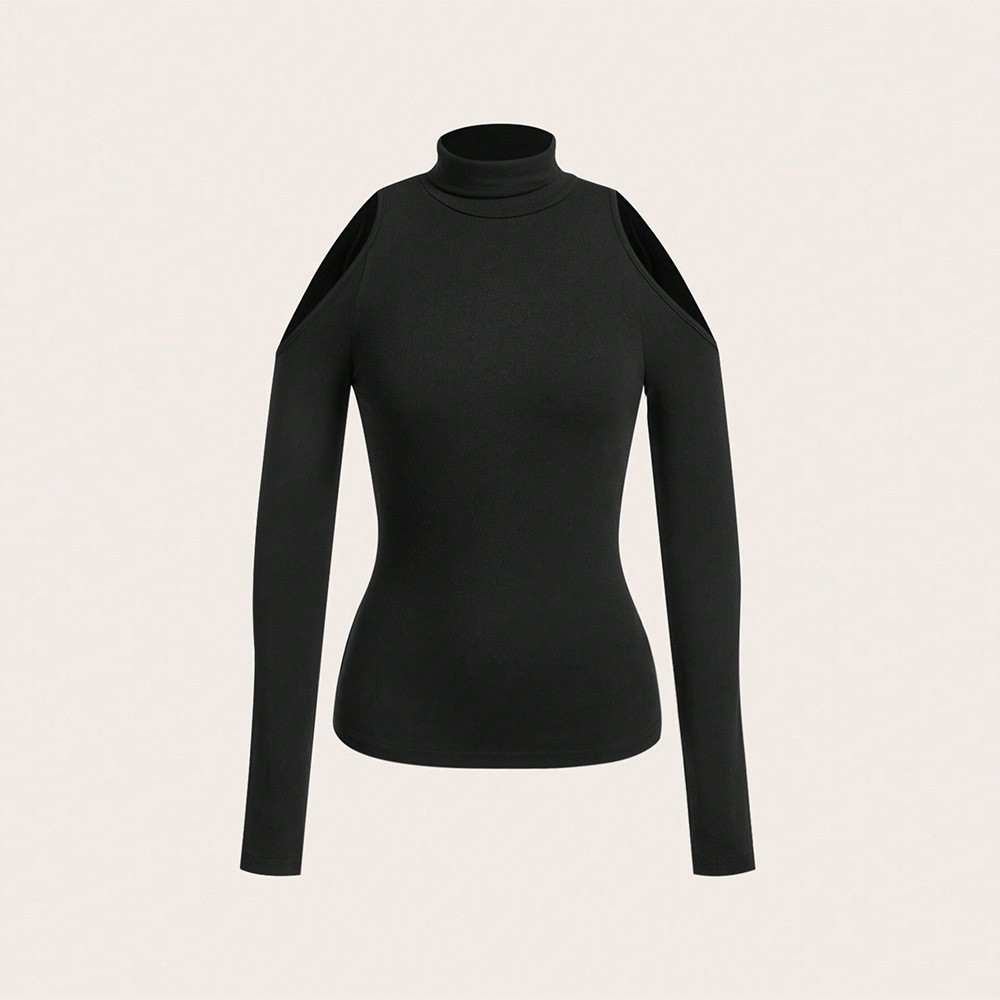 بلوزة نسائية أنيقة بياقة عالية - مراجعة Blouse Off Shoulder وسعره