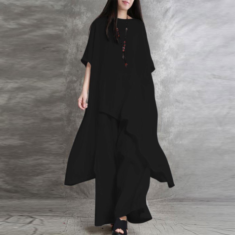 ملابس رياضية نسائية من الكتان  - مراجعة Linen Pant Wide وسعره