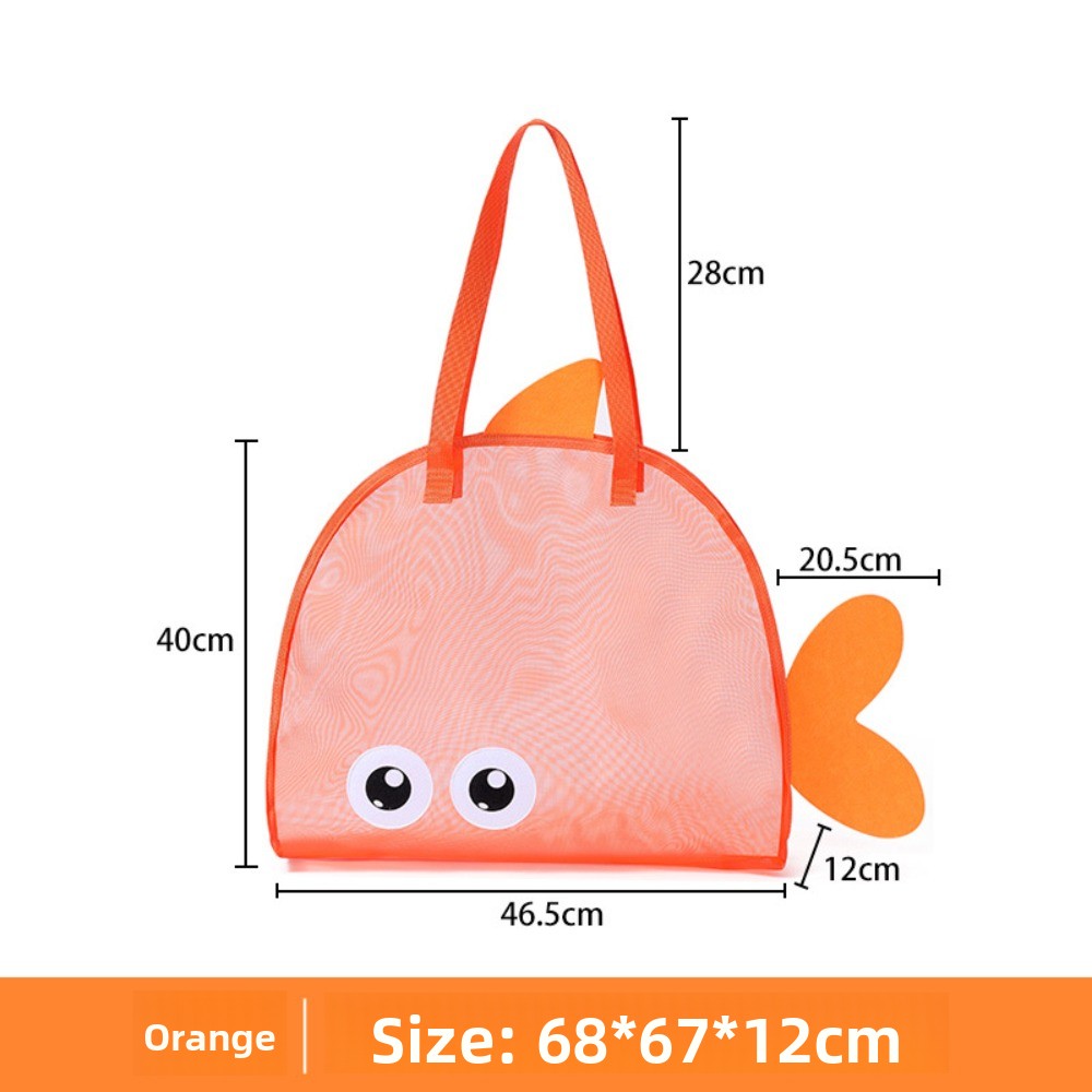 حقائب شاطئ شبكية للأطفال بتصمي - مراجعة Tote Bag Beach وسعره