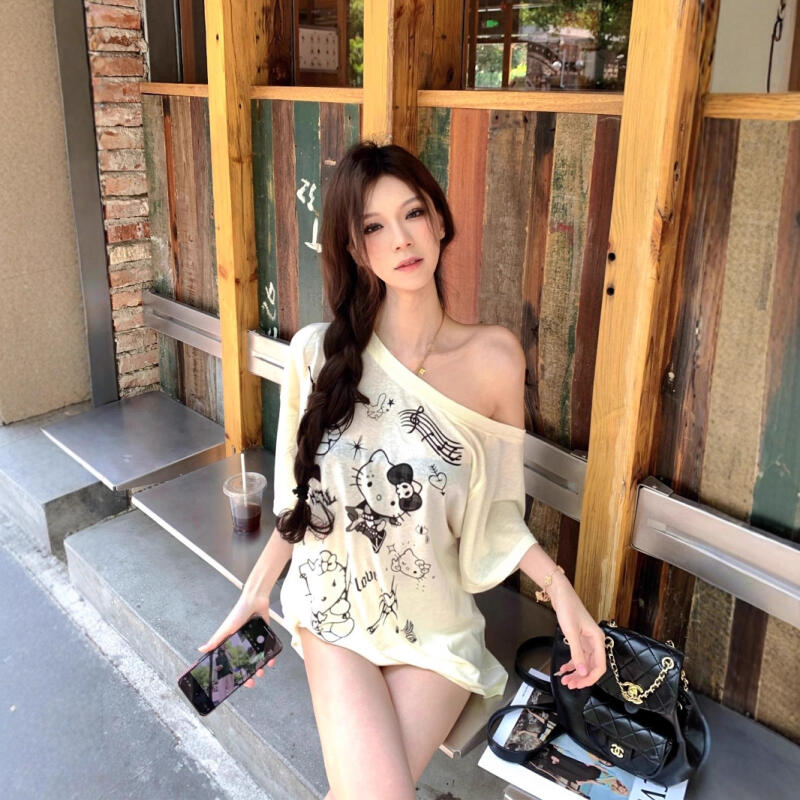 بلوزة واقية من الشمس بتصميم ها - مراجعة Blouse Off Shoulder وسعره