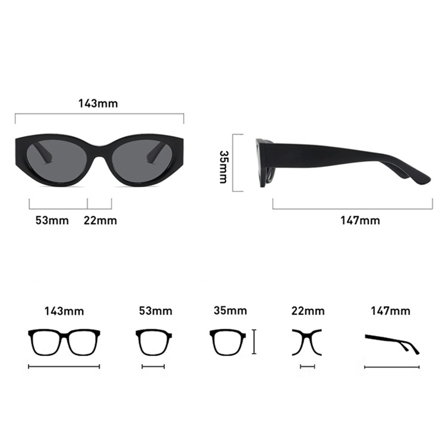 نظارات شمسية كلاسيكية مستقطبة  - مراجعة Sunglasses Cat Eye وسعره