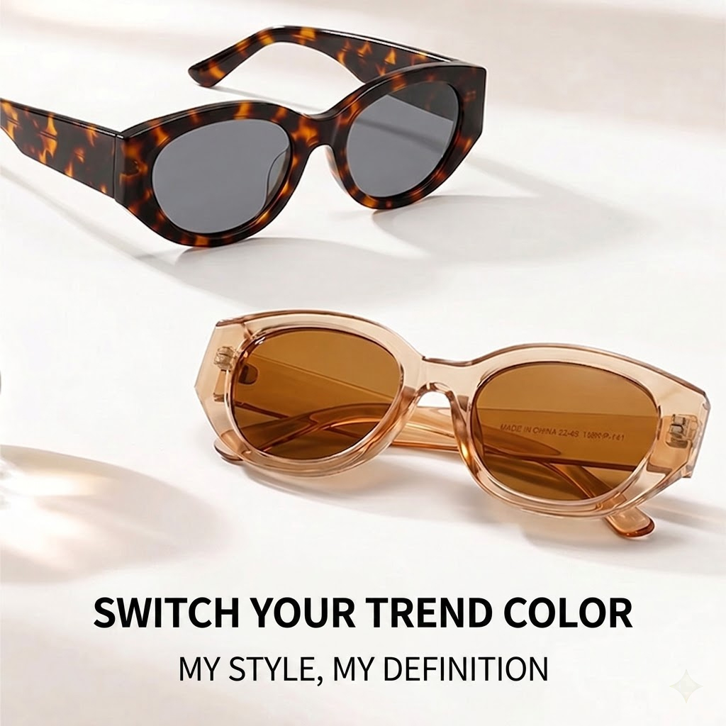 نظارات شمسية كلاسيكية مستقطبة  - مراجعة Sunglasses Cat Eye وسعره
