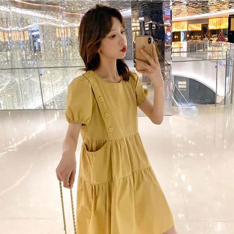 2021 فساتين حريمي أنيقة كورية  - مراجعة Linen Dress Wrap وسعره