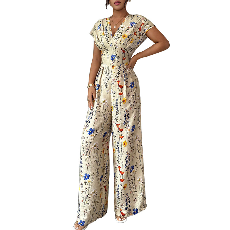 ملابس نسائية صيفية أنيقة بأكما - مراجعة Romper Floral Print وسعره