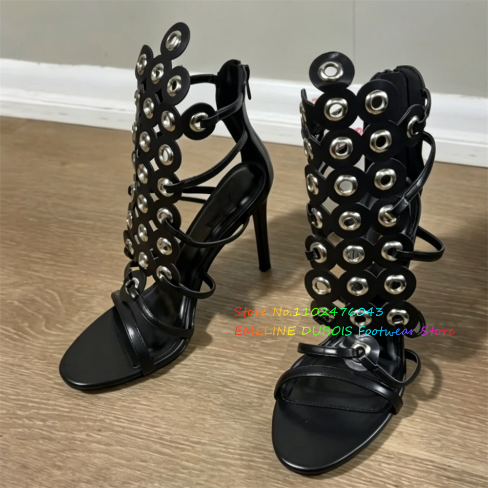 صنادل نسائية بكعب عالٍ مزينة ب - مراجعة Sandal Strappy Heeled وسعره