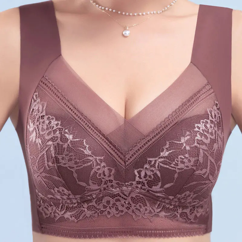 L-6L النساء حمالة صدر كبيرة رف - مراجعة Bralette Triangle Set وسعره