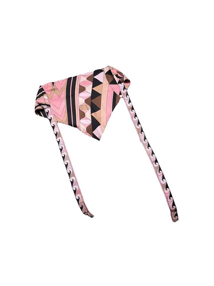 وشاح رأس حريري بطباعة هندسية ل - مراجعة Headband Summer Knit وسعره