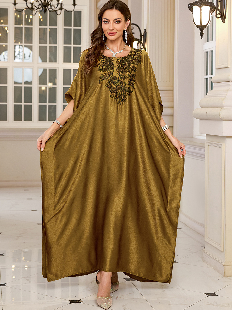 فساتين قفطان طويلة مطرزة للنسا - مراجعة Cover Up Kaftan وسعره