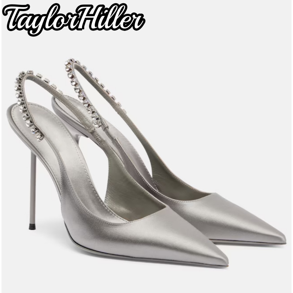 صنادل فاخرة بكعب عالٍ مزينة بأ - مراجعة Sandal Strappy Heeled وسعره