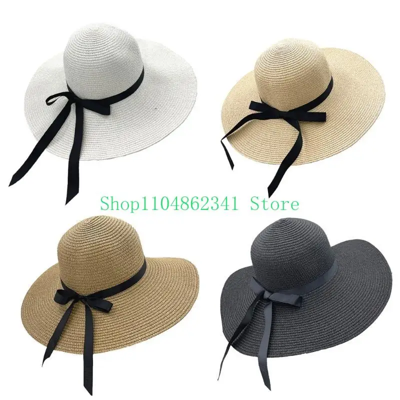 652F قبعة نسائية أنيقة من القش - مراجعة Hat Floppy Wide وسعره
